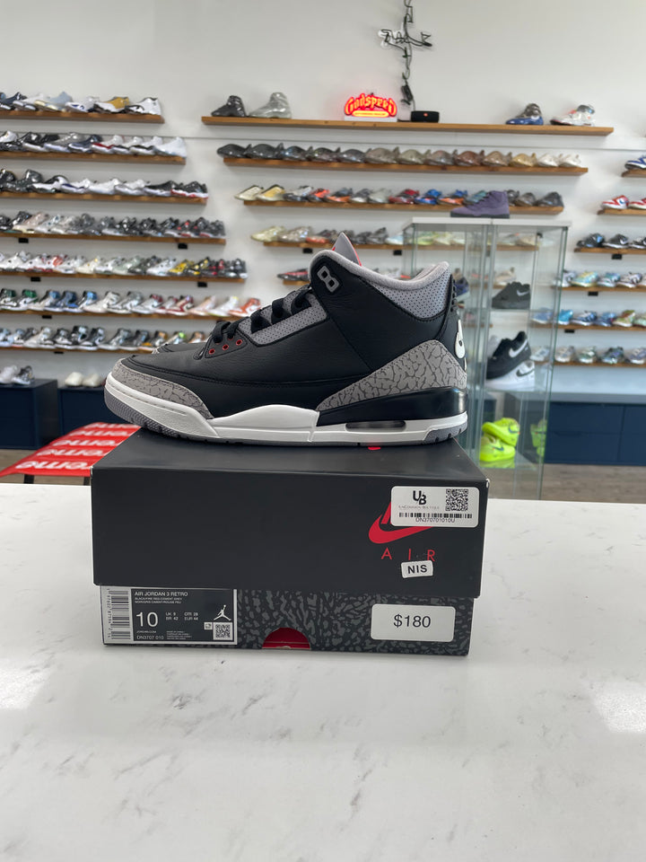 Jordan 3 Retro OG Black Cement (2024) - Worn
