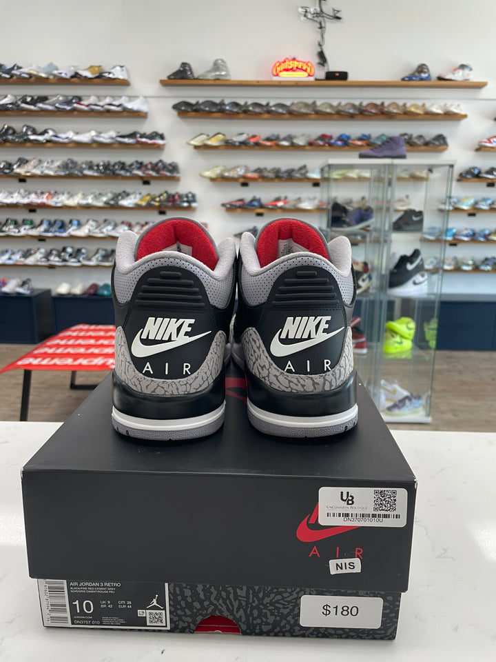 Jordan 3 Retro OG Black Cement (2024) - Worn