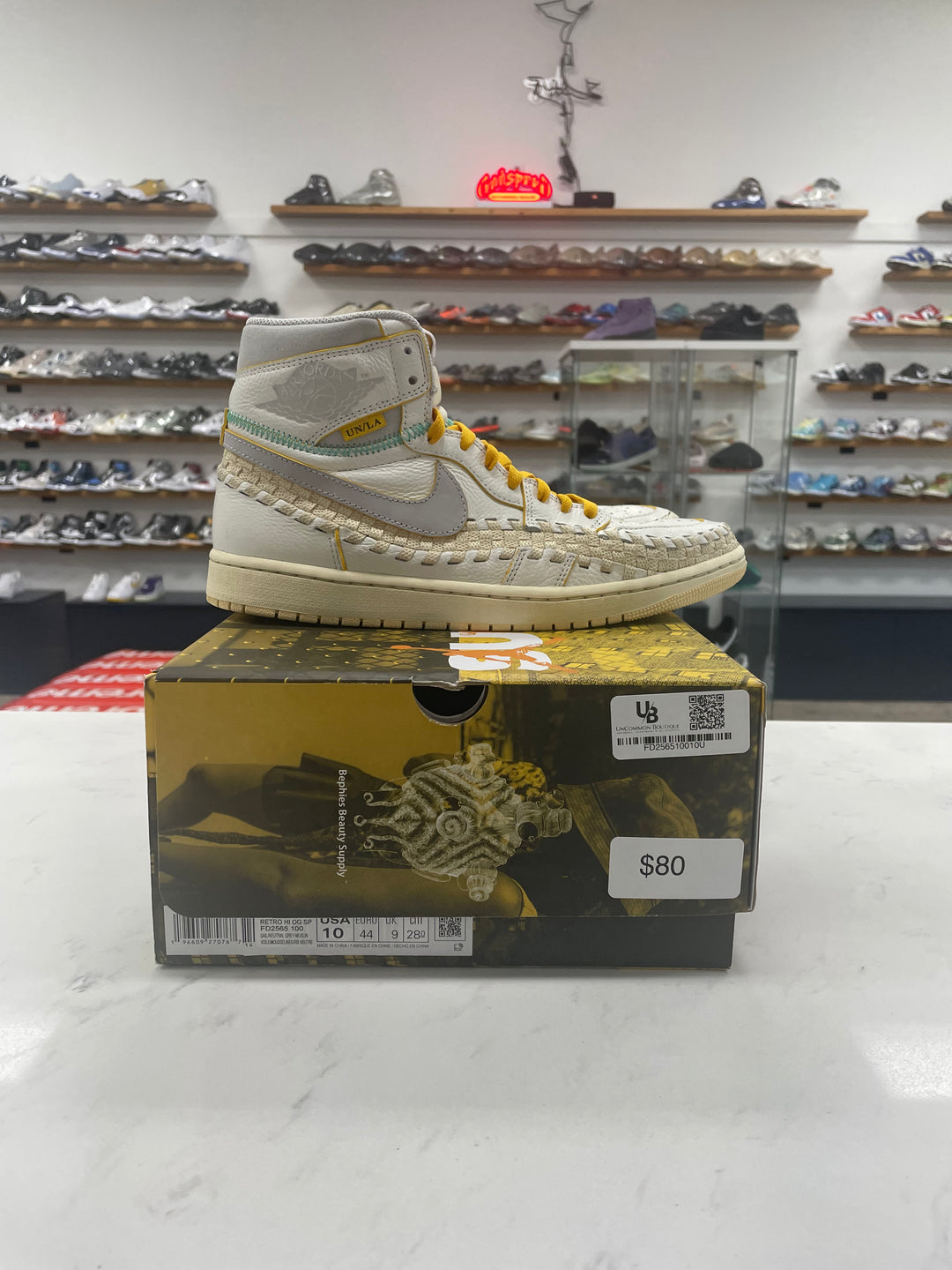 Jordan 1 Retro High OG SP Union LA Bephies Beauty Supply Summer of ‘96 - Worn