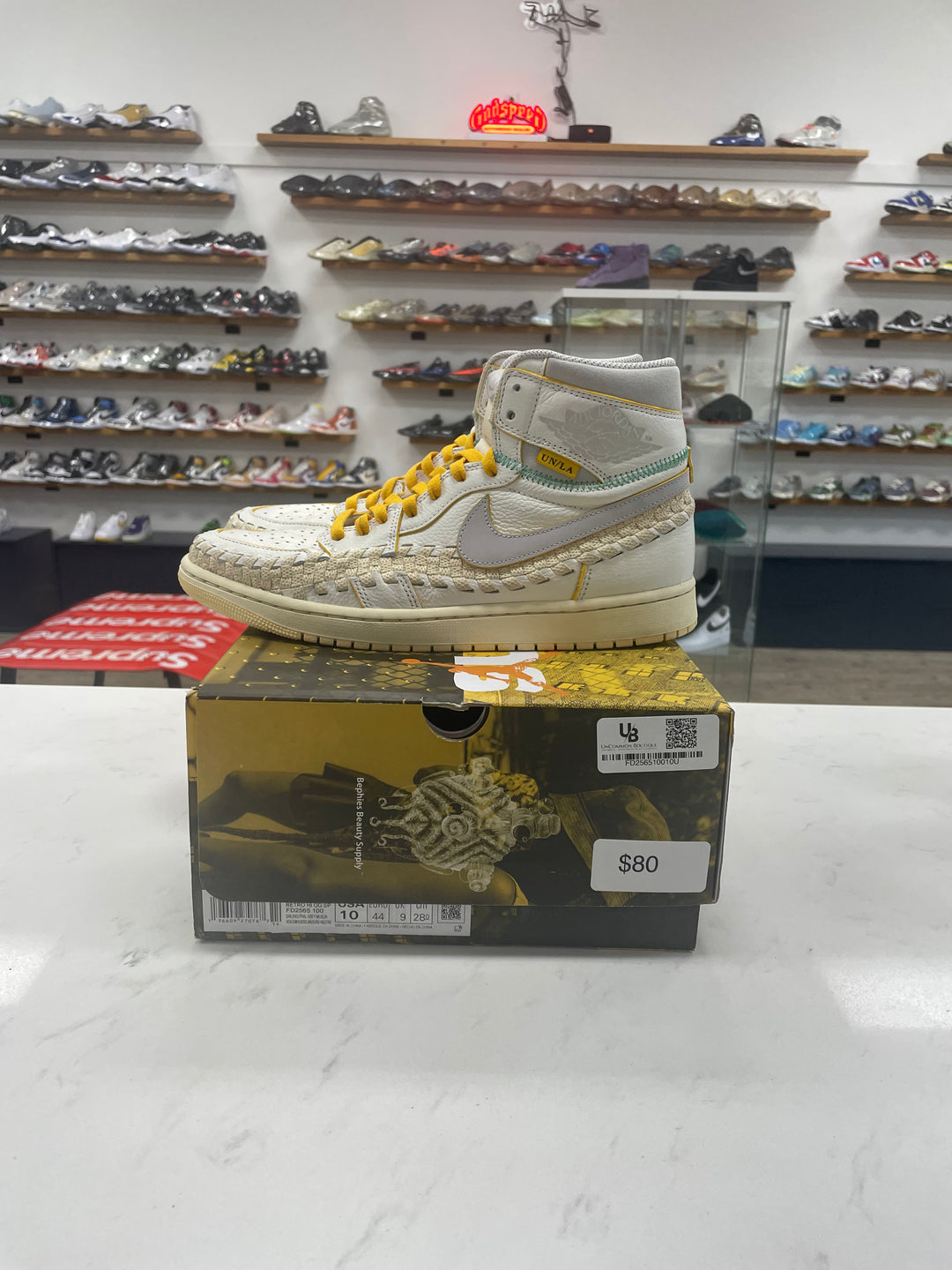 Jordan 1 Retro High OG SP Union LA Bephies Beauty Supply Summer of ‘96 - Worn