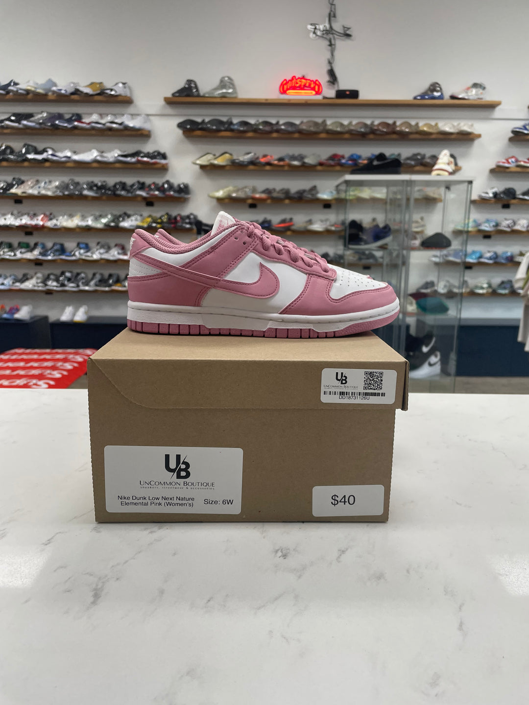 Nike Dunk Low Next Nature Elemental Pink (Women's) - Worn