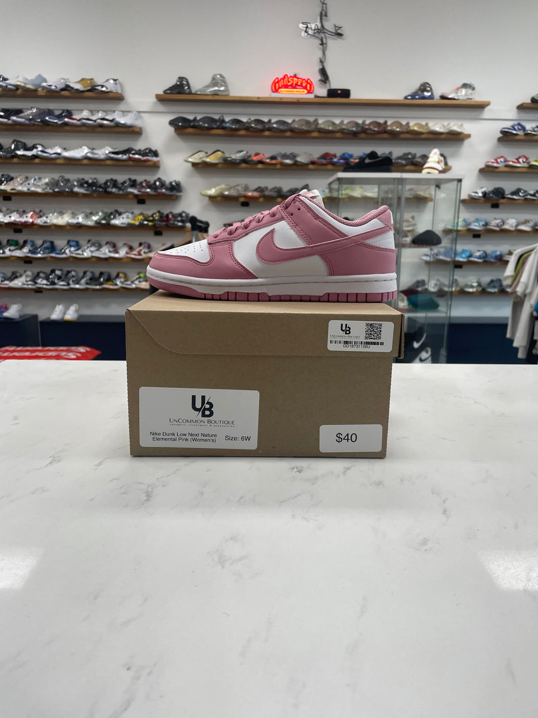 Nike Dunk Low Next Nature Elemental Pink (Women's) - Worn