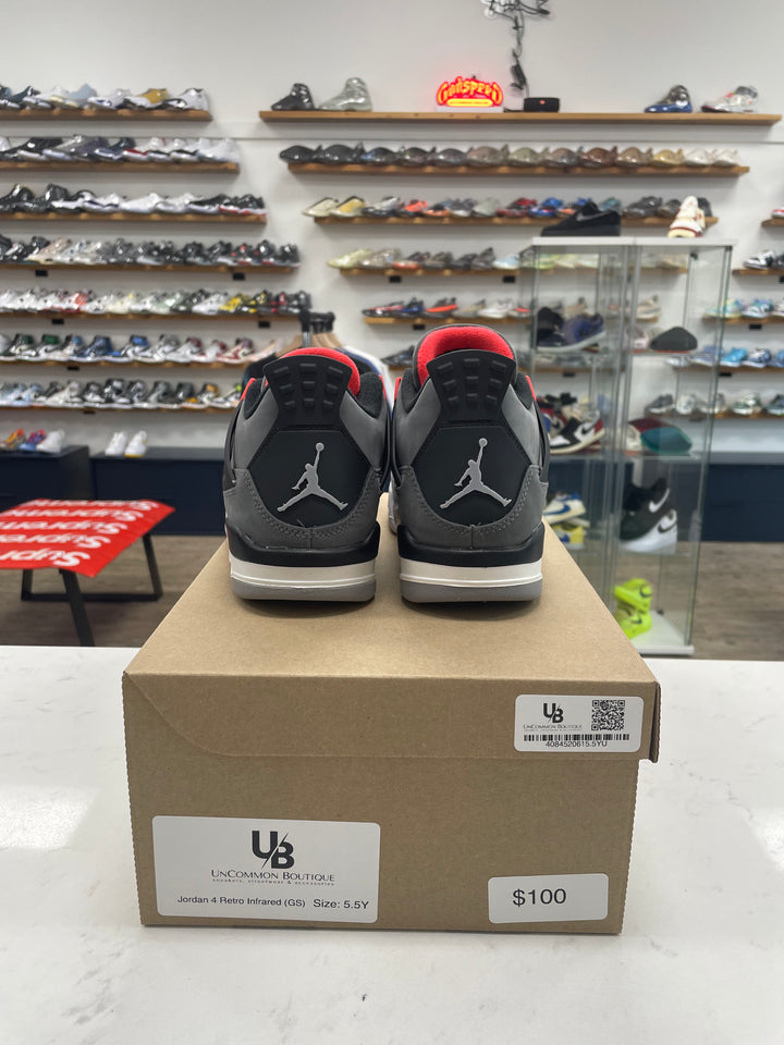 Jordan 4 Retro Infrared (GS) - Worn