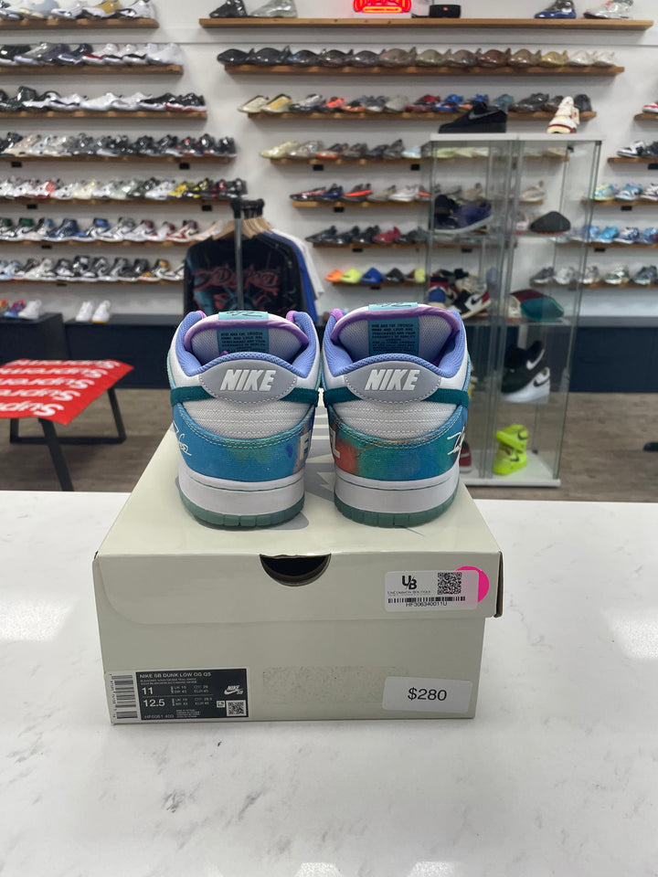Nike SB Dunk Low Futura Laboratories Bleached Aqua - Worn