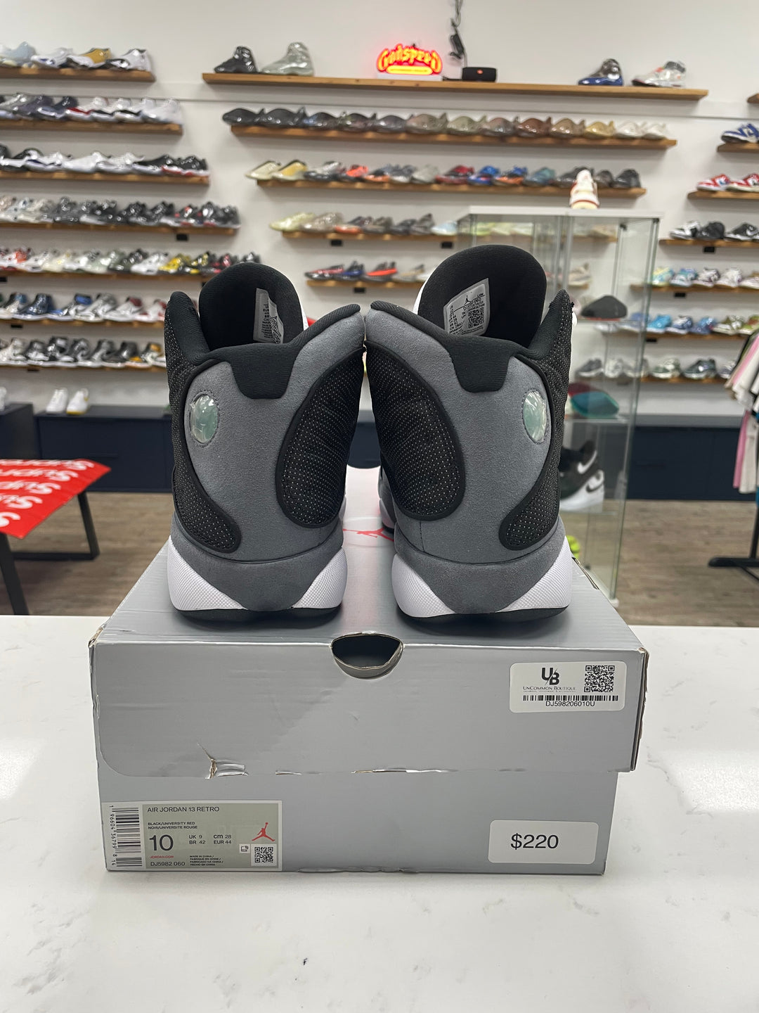 Jordan 13 Retro Black Flint - Worn