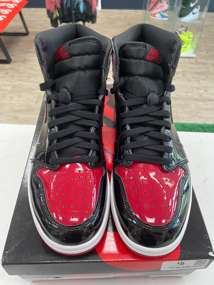 Jordan 1 Retro High OG Patent Bred - Worn