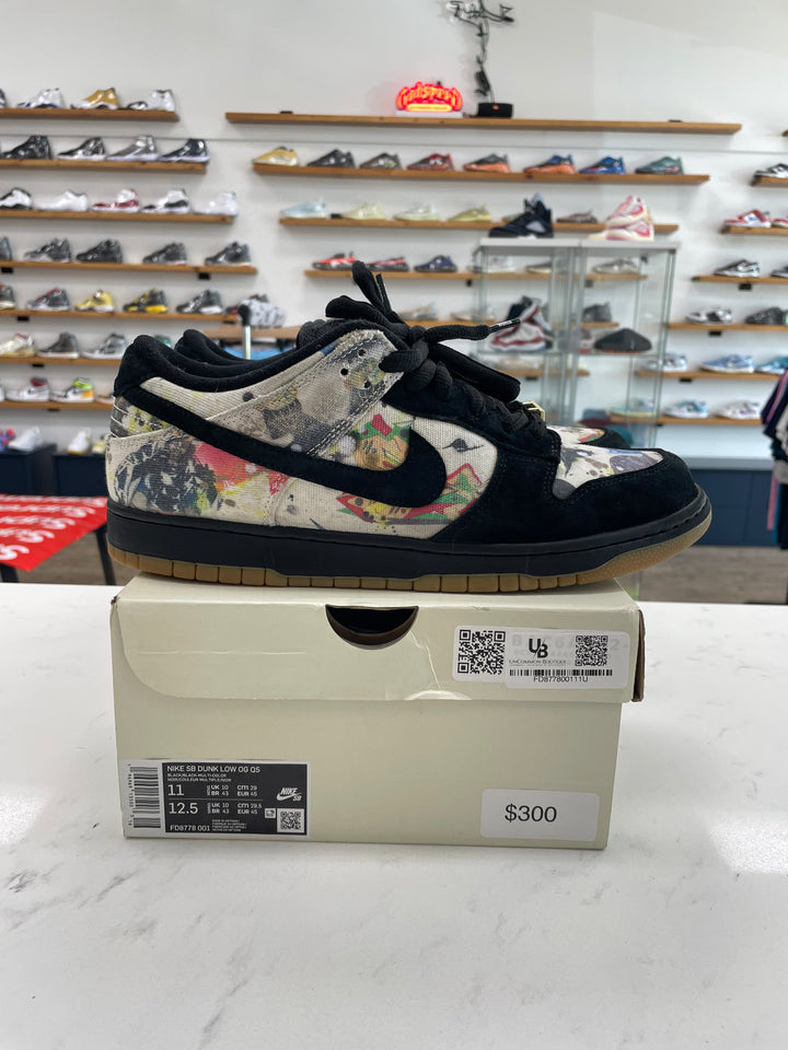 Nike SB Dunk Low Supreme Rammellzee - Worn