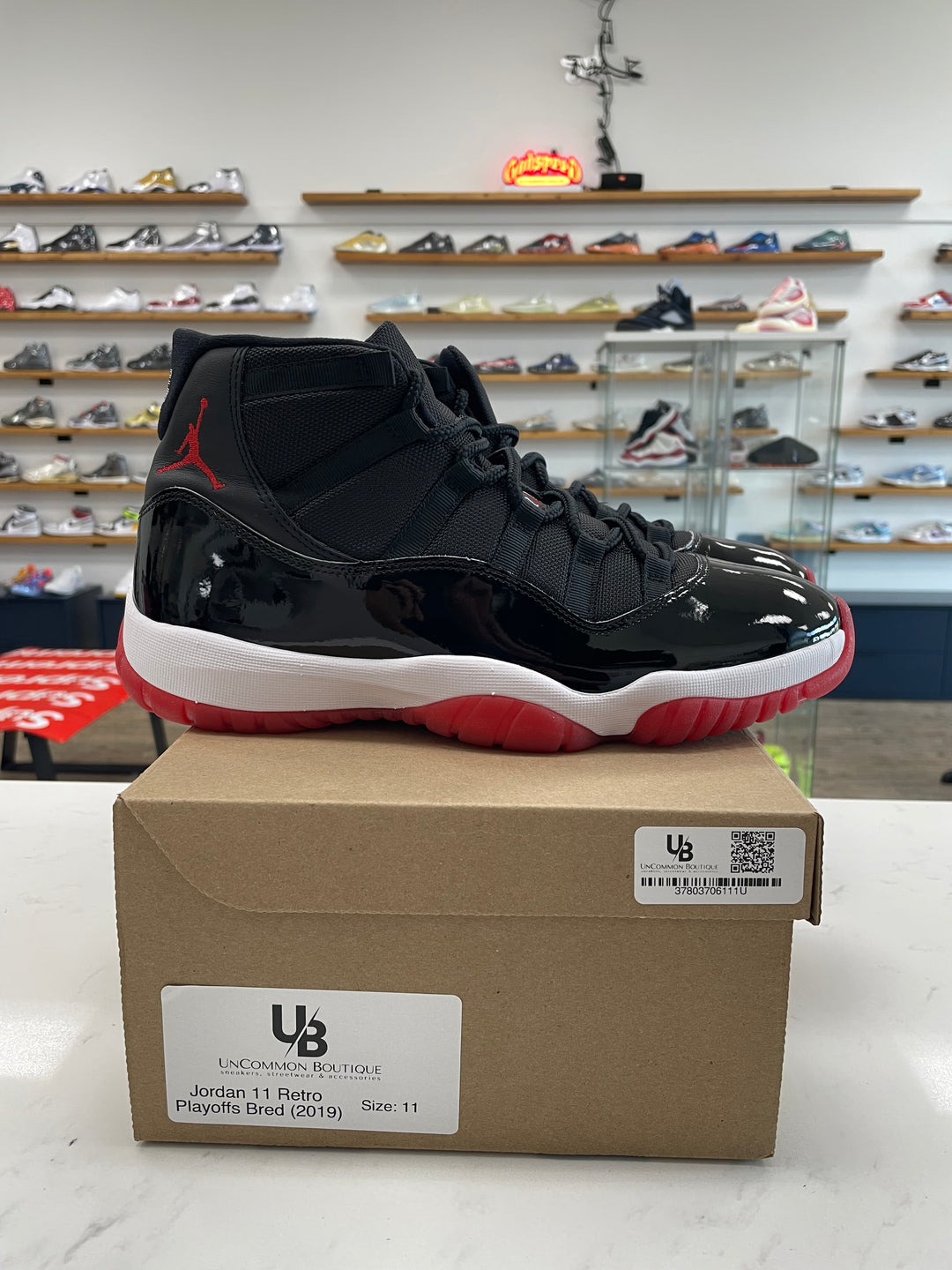 Jordan 11 Retro Playoffs Bred (2019) - Worn