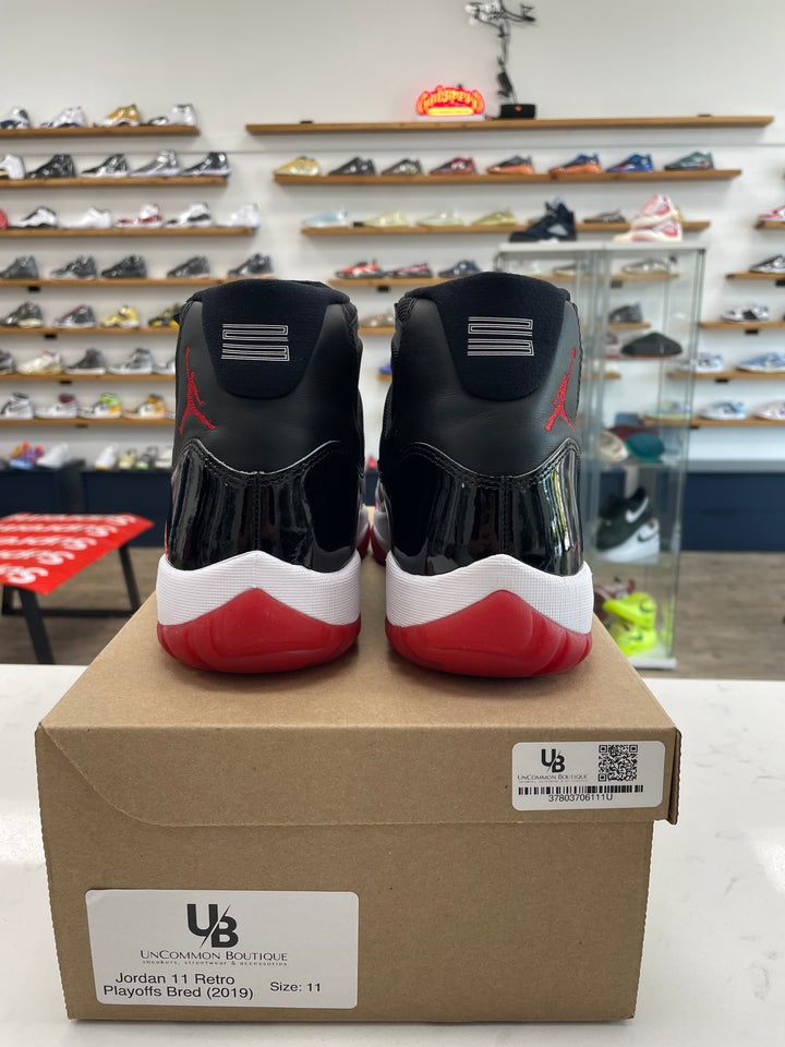 Jordan 11 Retro Playoffs Bred (2019) - Worn
