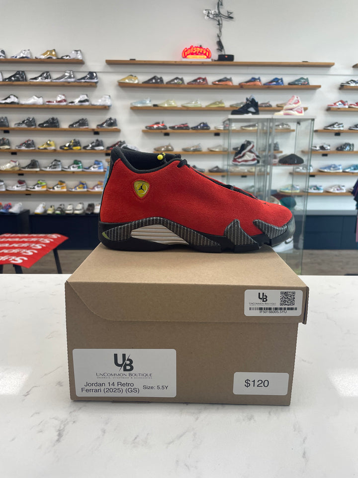 Jordan 14 Retro Ferrari (2025) (GS) - Worn