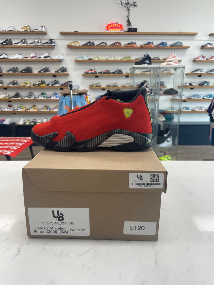 Jordan 14 Retro Ferrari (2025) (GS) - Worn