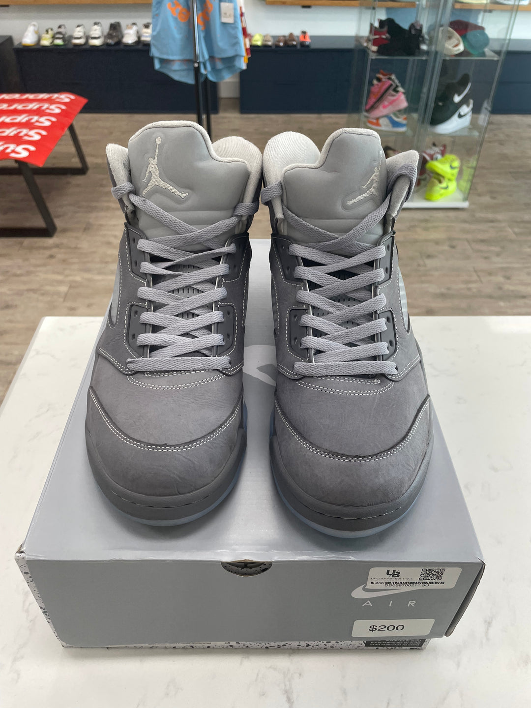 Jordan 5 Retro Wolf Grey (2026) - Worn