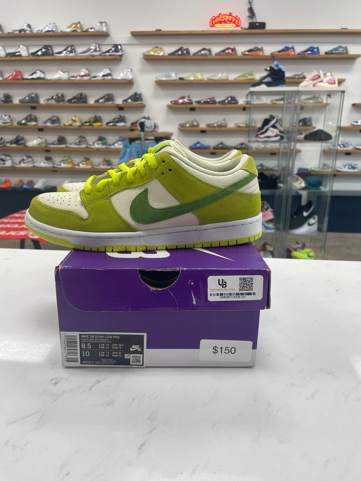 Nike SB Dunk Low Green Apple - Worn