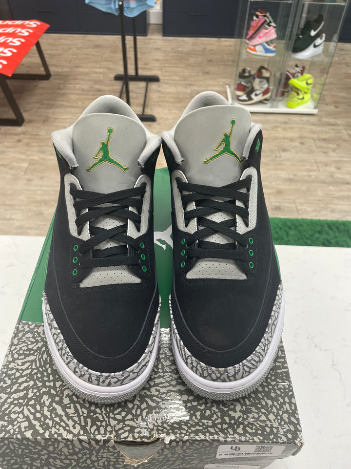 Jordan 3 Retro Pine Green - Worn
