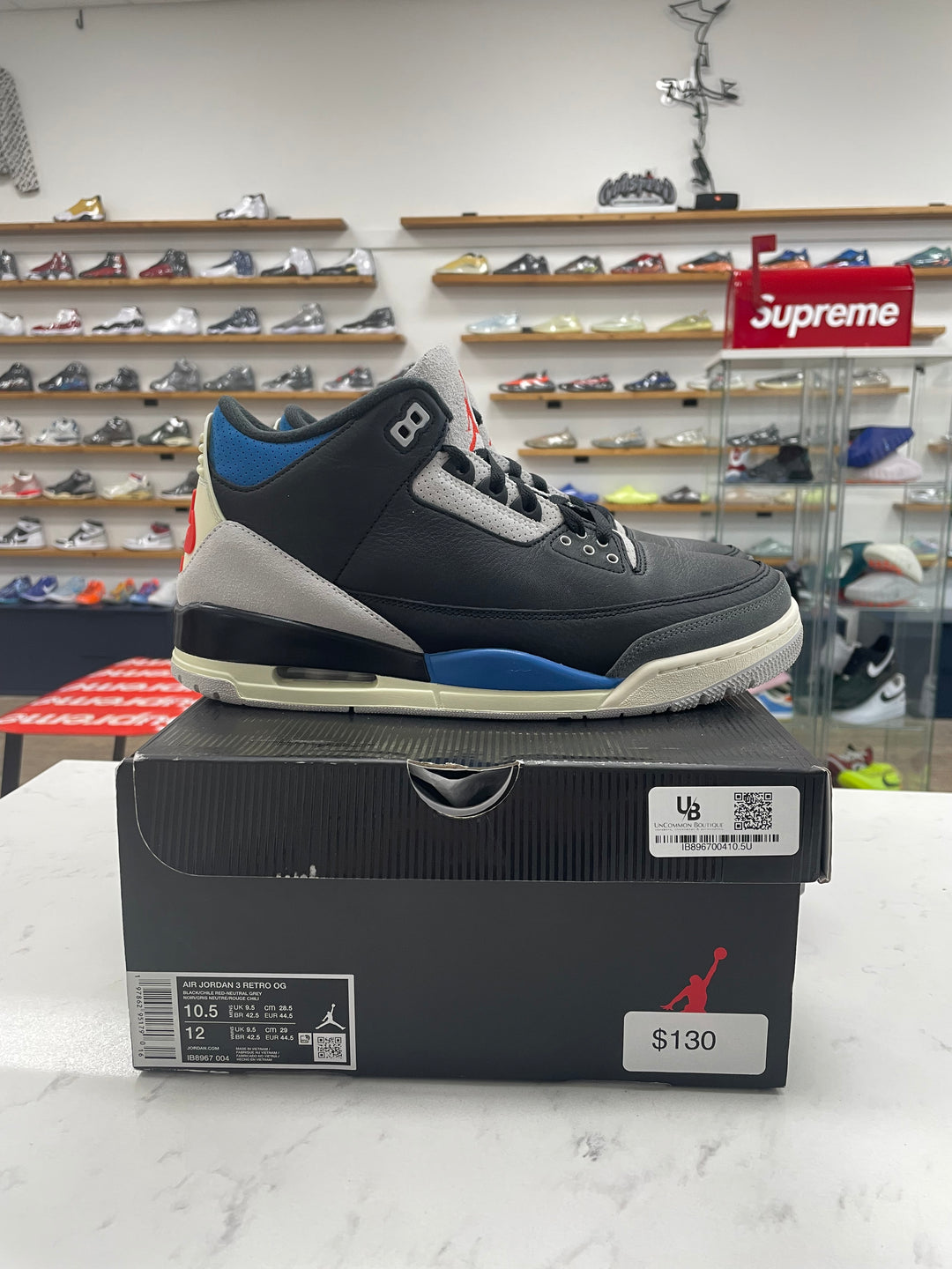 Jordan 3 Retro OG Rare Air - Worn