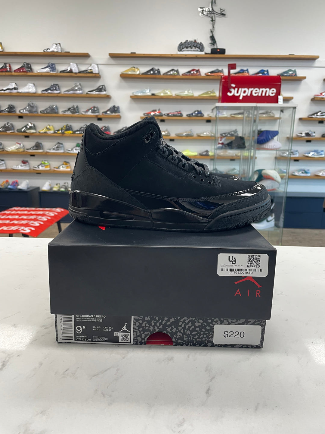 Jordan 3 Retro Black Cat (2025) - Worn