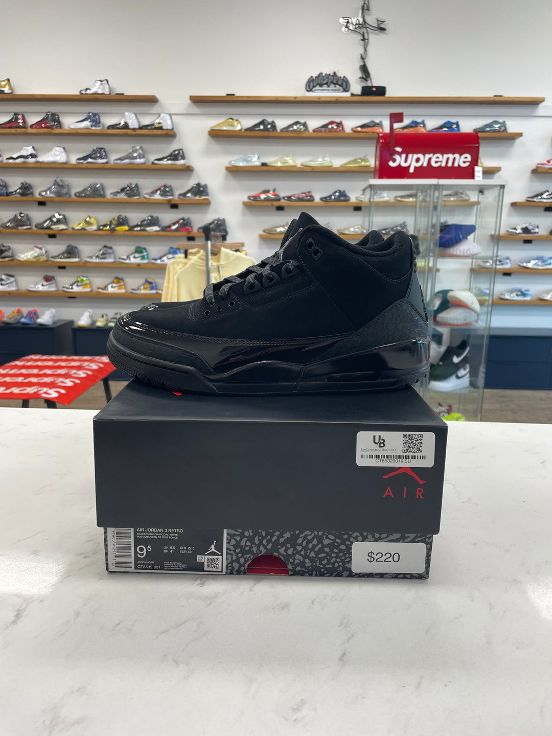 Jordan 3 Retro Black Cat (2025) - Worn