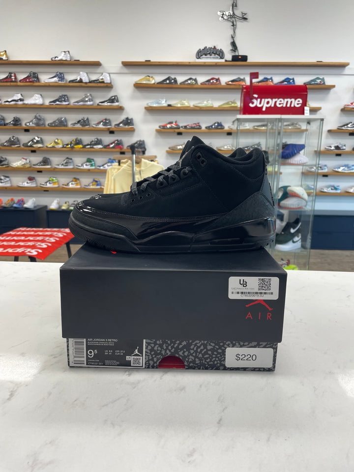 Jordan 3 Retro Black Cat (2025) - Worn