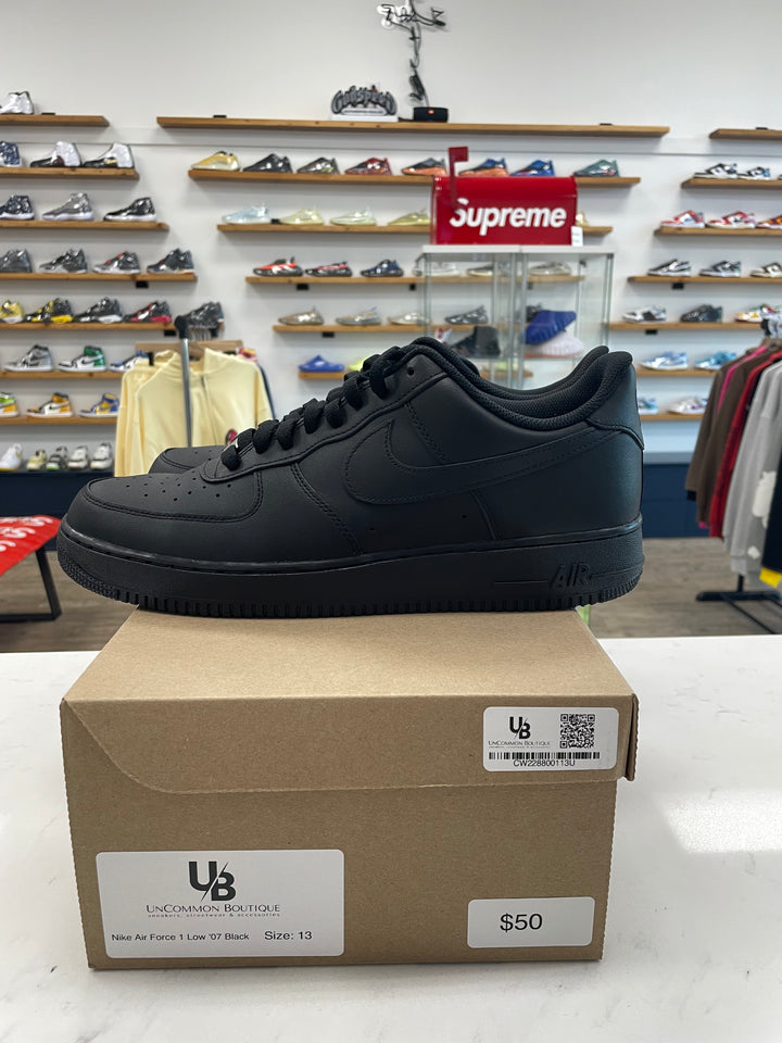 Nike Air Force 1 Low '07 Black - Worn