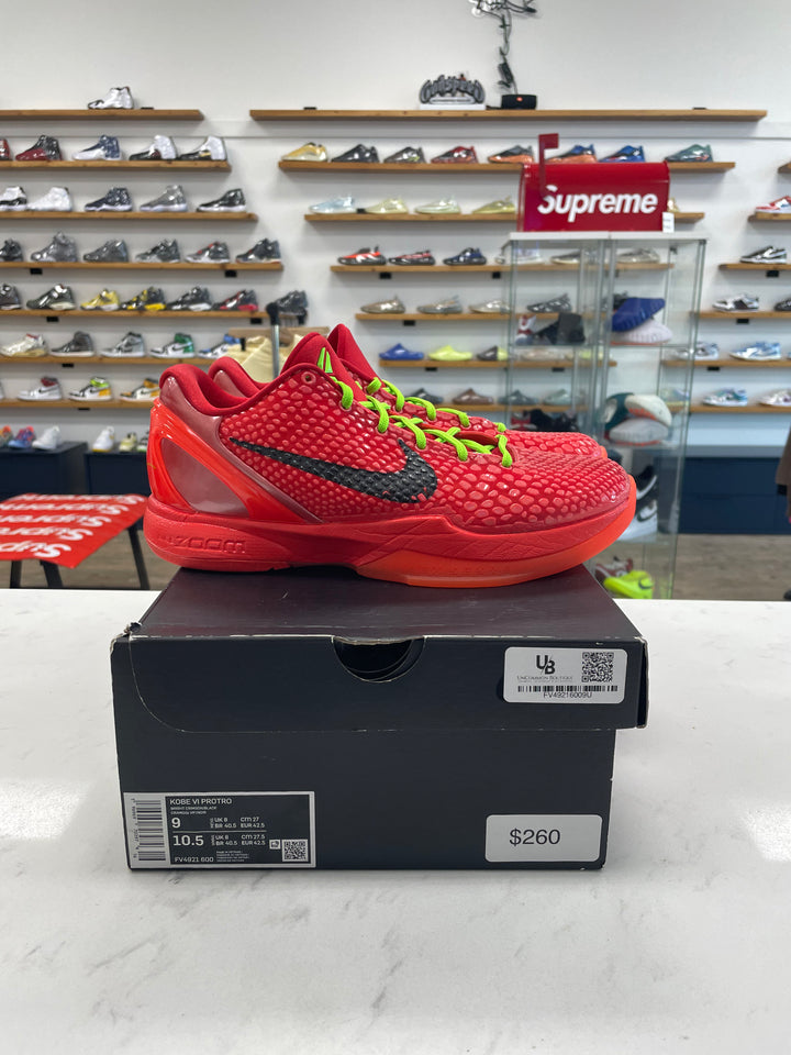 Nike Kobe 6 Protro Reverse Grinch - Worn