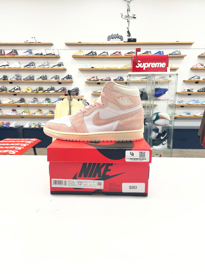 Jordan 1 Retro High OG Washed Pink (Women's) - Worn