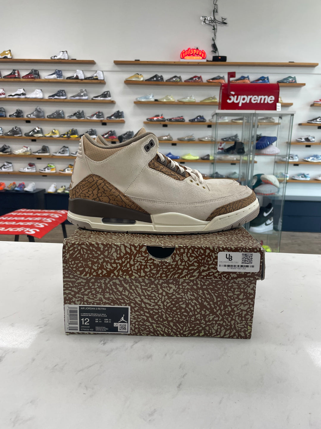 Jordan 3 Retro Palomino - Worn