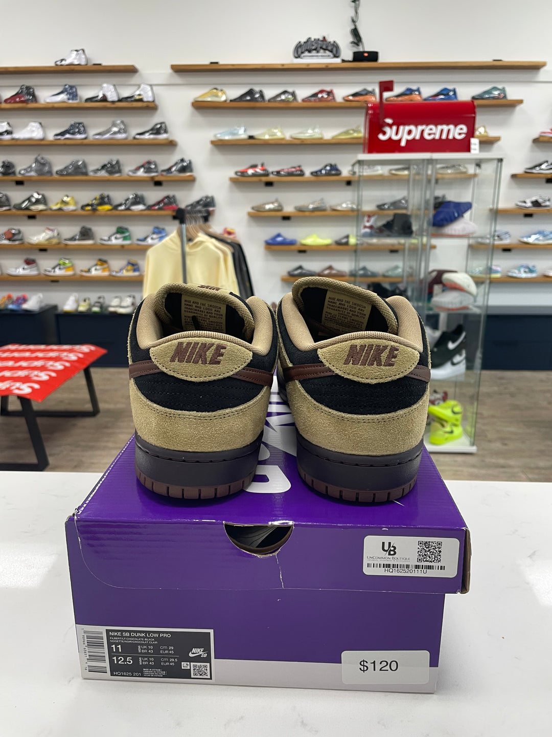 Nike SB Dunk Low Pro Filbert Light Chocolate - Worn