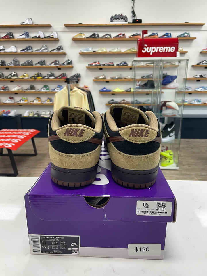 Nike SB Dunk Low Pro Filbert Light Chocolate - Worn
