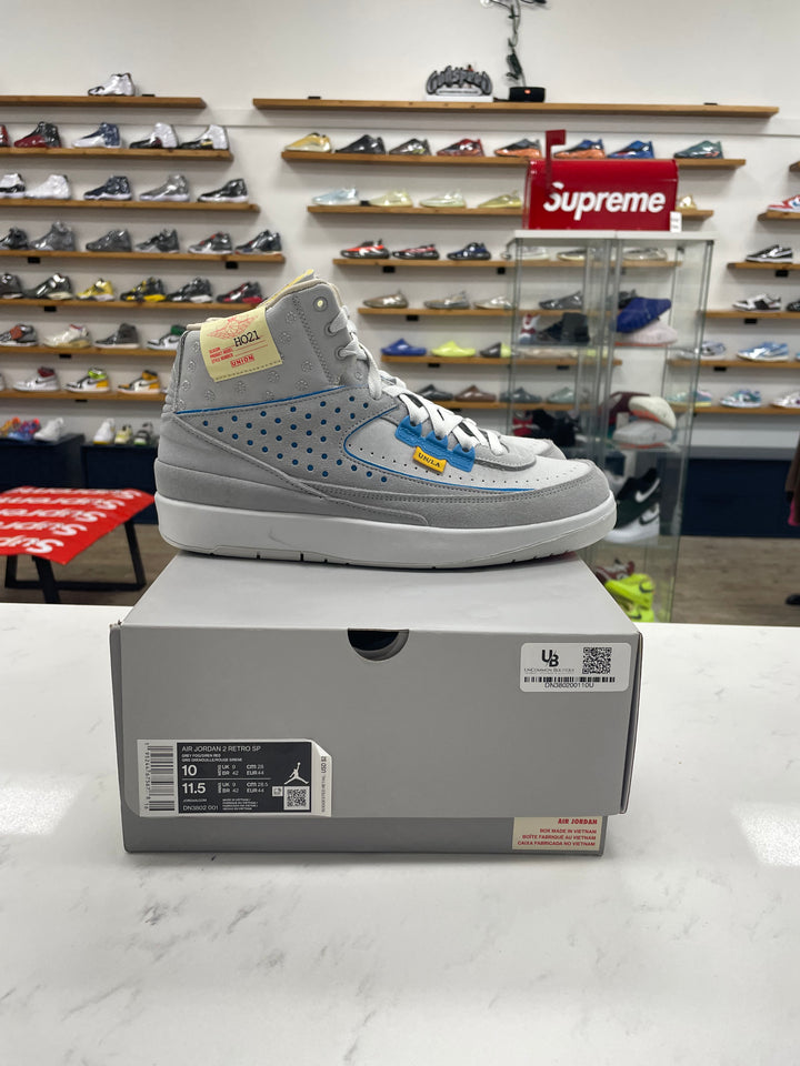 Jordan 2 Retro SP Union Grey Fog - Worn
