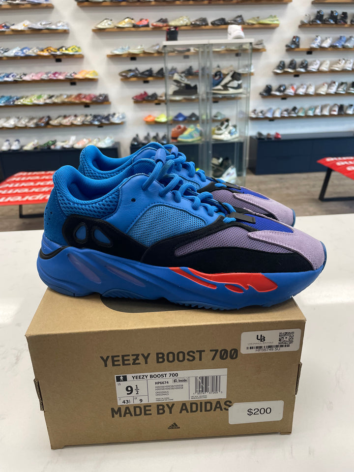 adidas Yeezy Boost 700 Hi-Res Blue- Worn