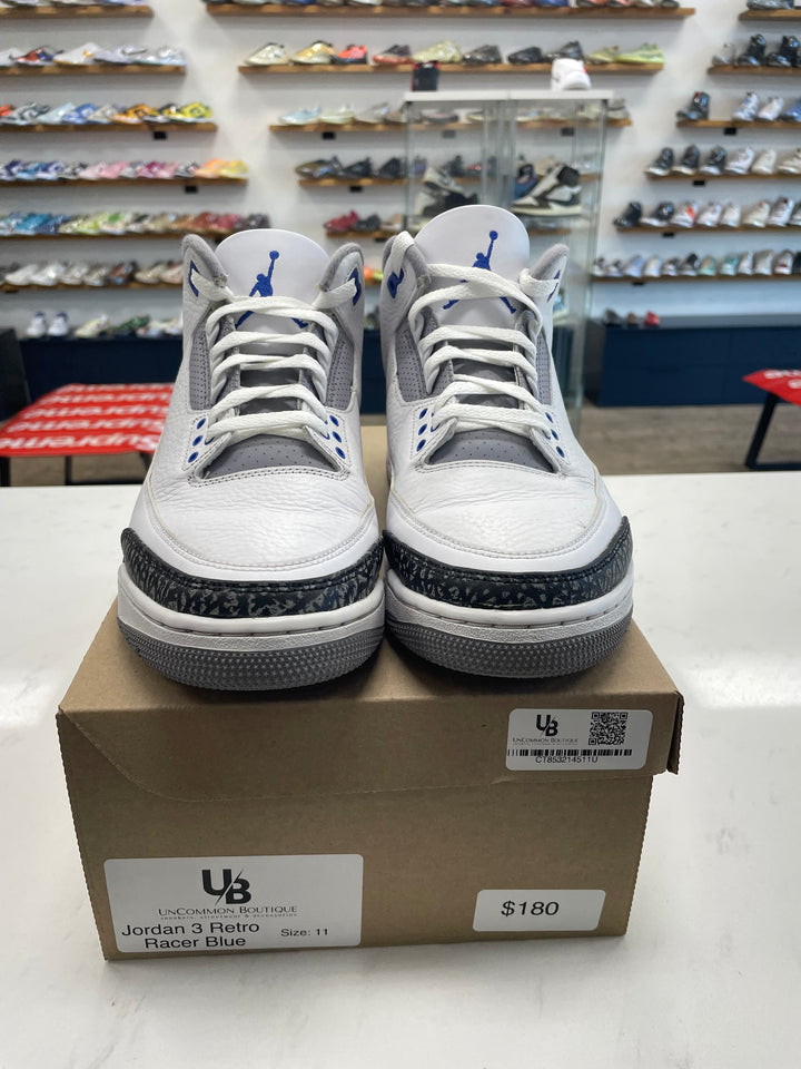 Jordan 3 Retro Racer Blue- Worn