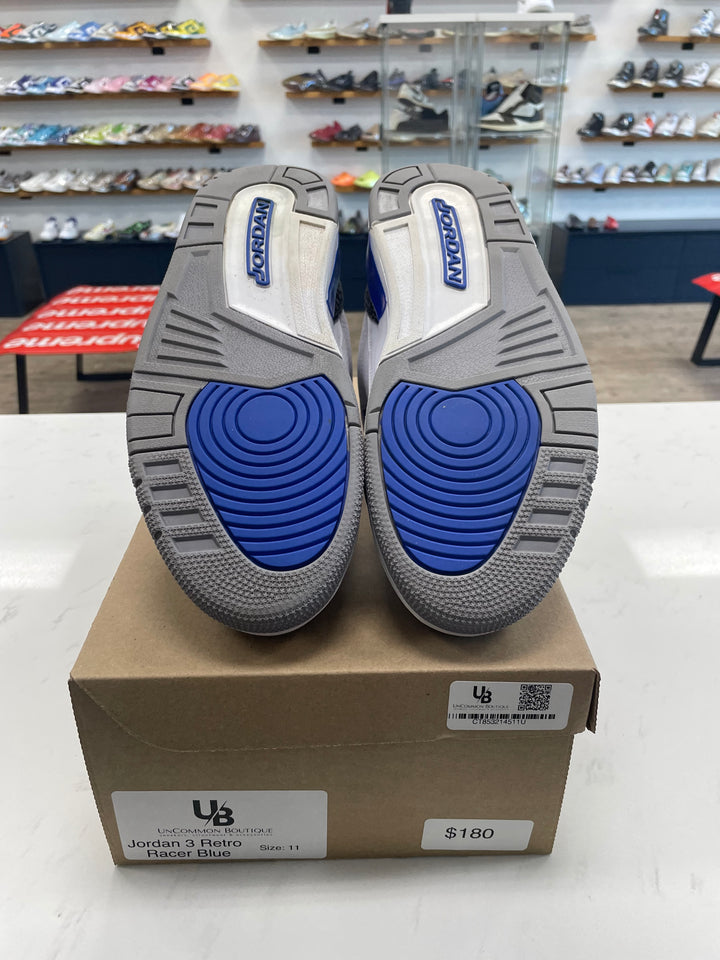 Jordan 3 Retro Racer Blue- Worn