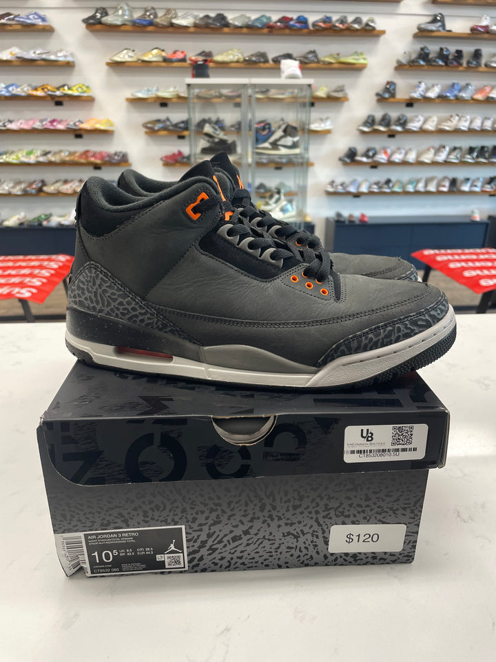 Jordan 3 Retro Fear Pack (2023)- Worn