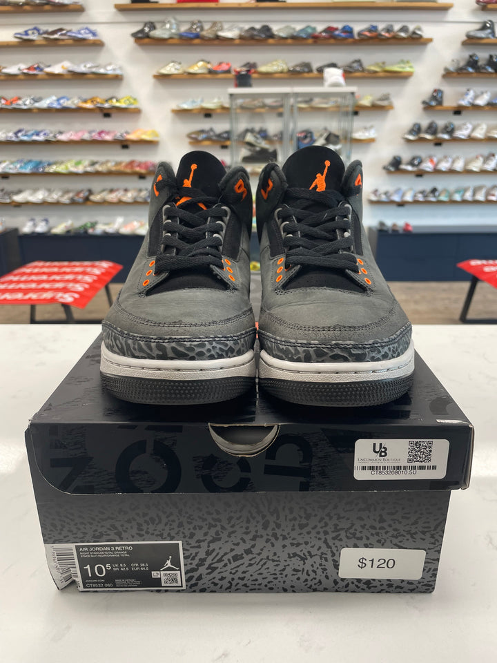 Jordan 3 Retro Fear Pack (2023)- Worn
