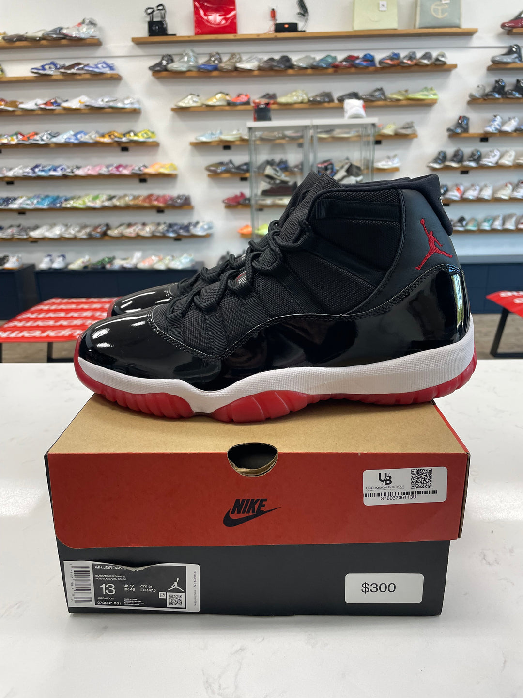 Jordan 11 Retro Playoffs Bred (2019)- Worn