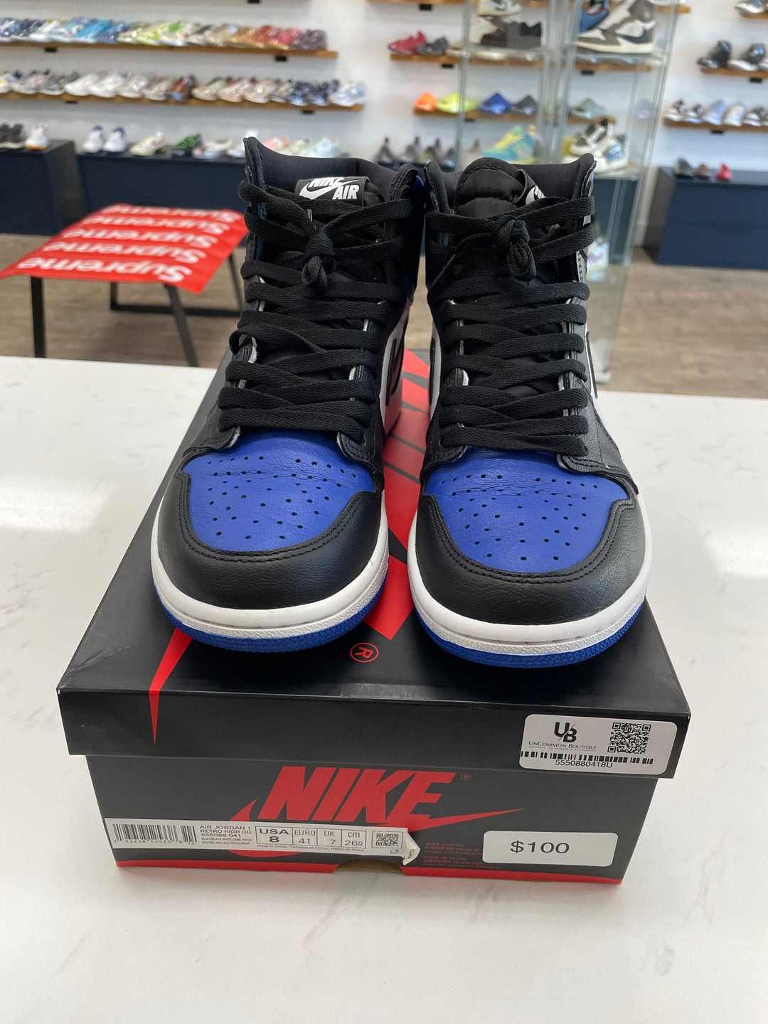 Jordan 1 Retro High Royal Toe - Worn