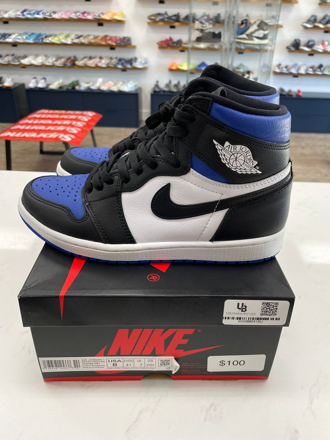 Jordan 1 Retro High Royal Toe - Worn