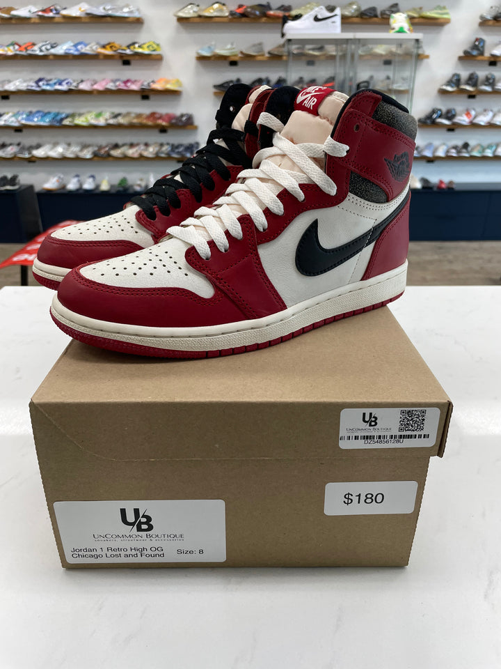 Jordan 1 Retro High OG Chicago Lost and Found - Worn