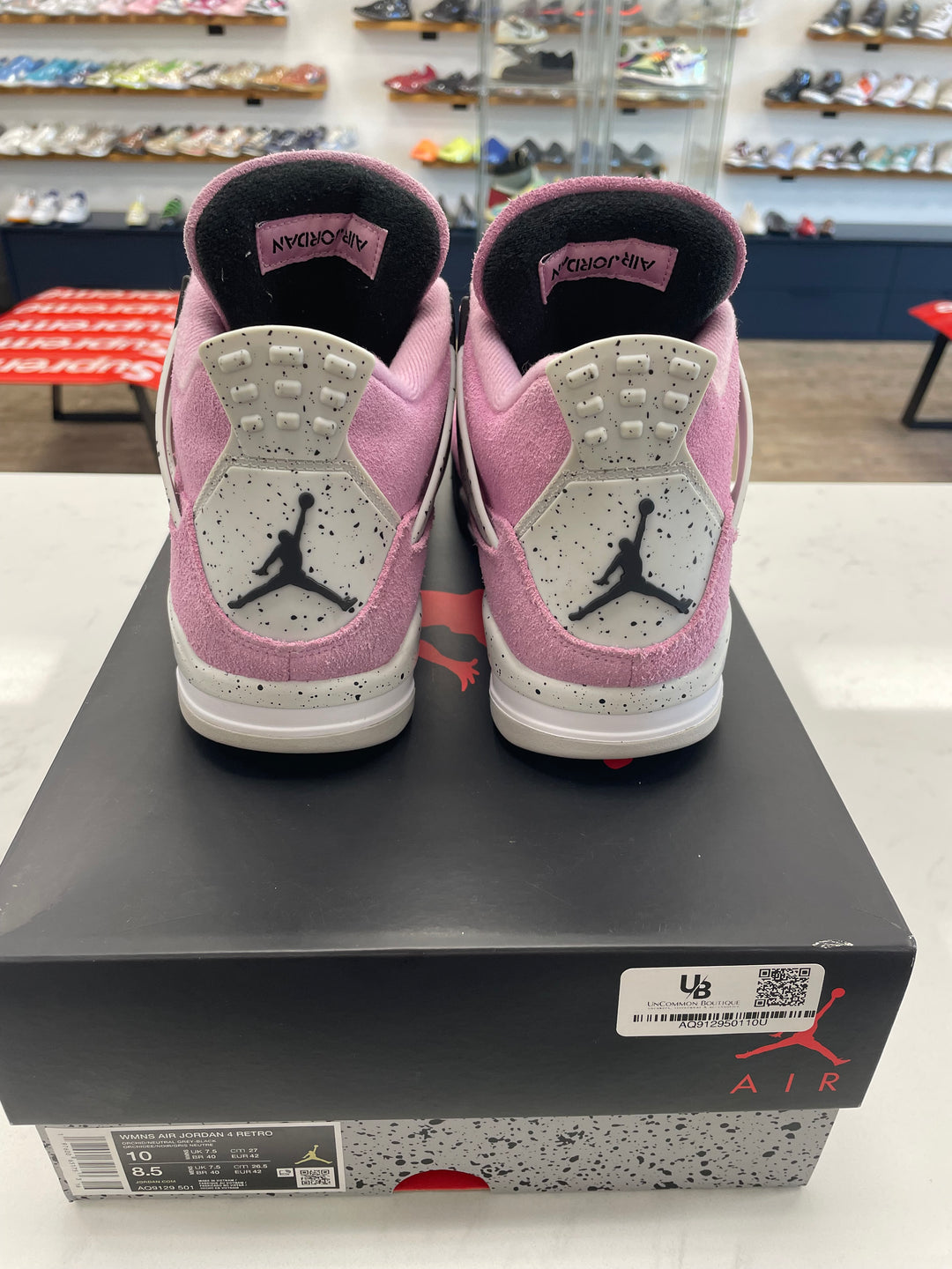 Jordan 4 Retro Orchid (Women's) - Worn