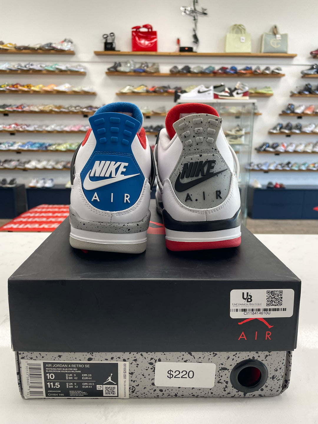 Jordan 4 Retro What The - Worn