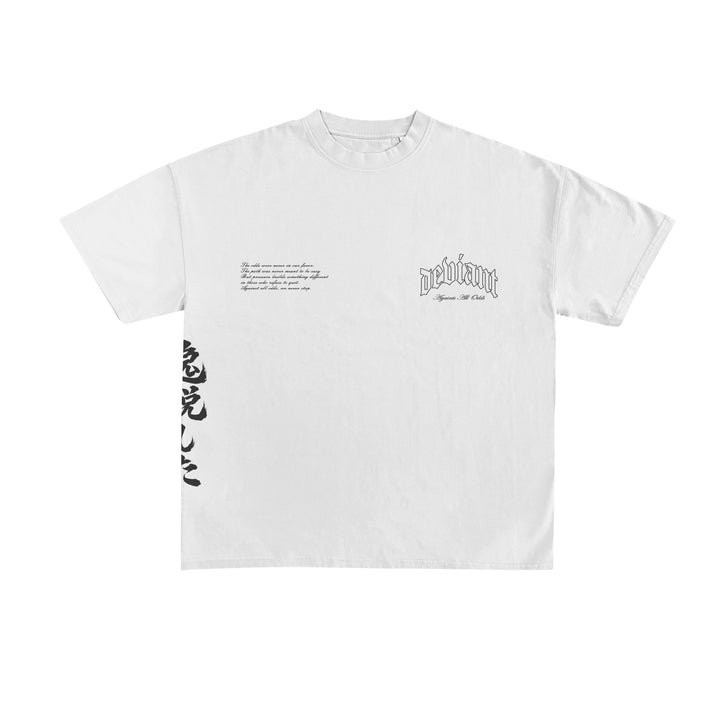 Deviant Double or Nothing Tee White