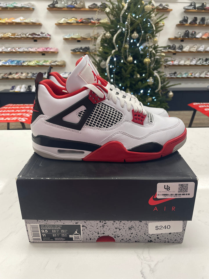 Jordan 4 Retro Fire Red (2020) - Worn