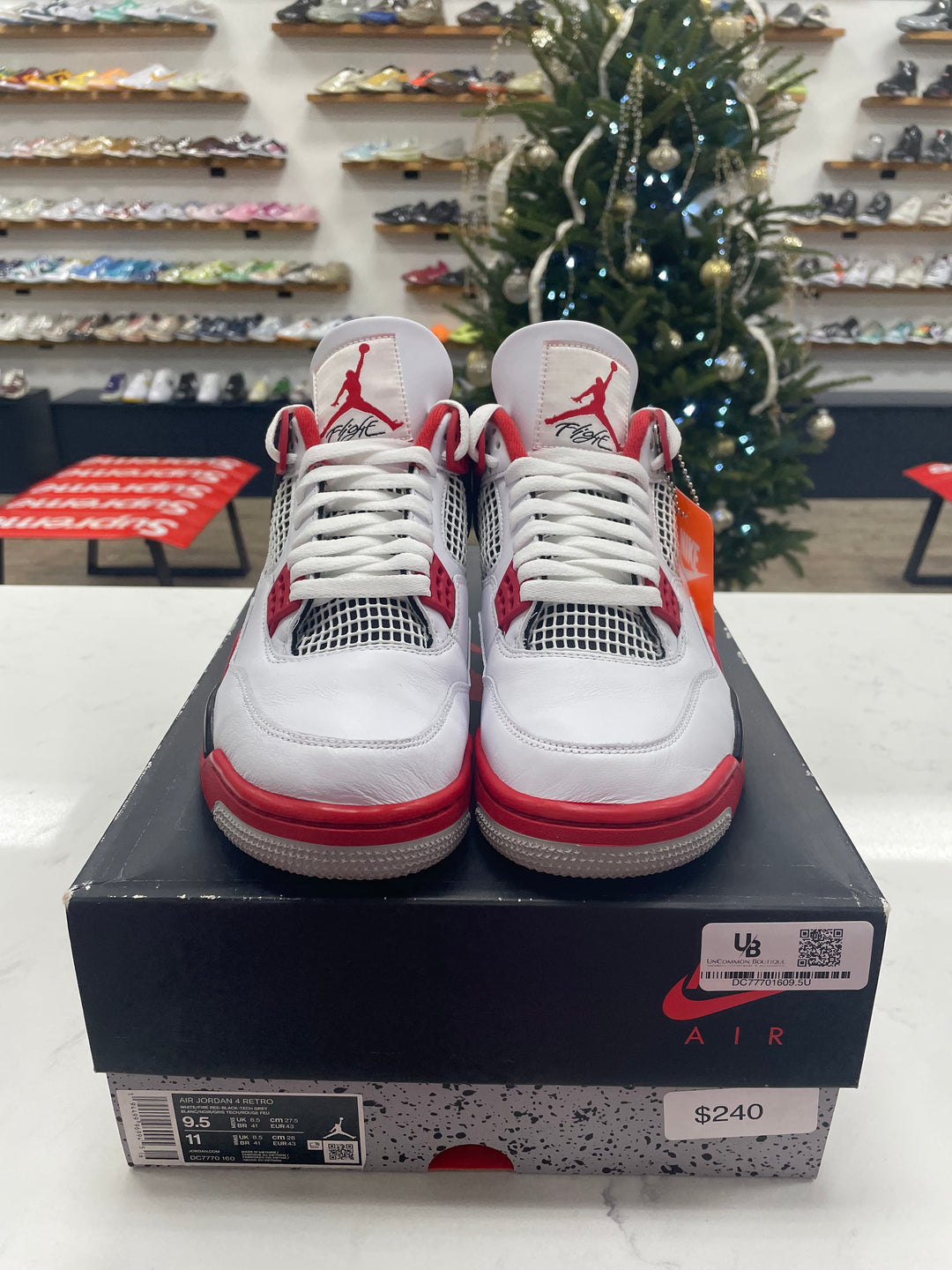 Jordan 4 Retro Fire Red (2020) - Worn