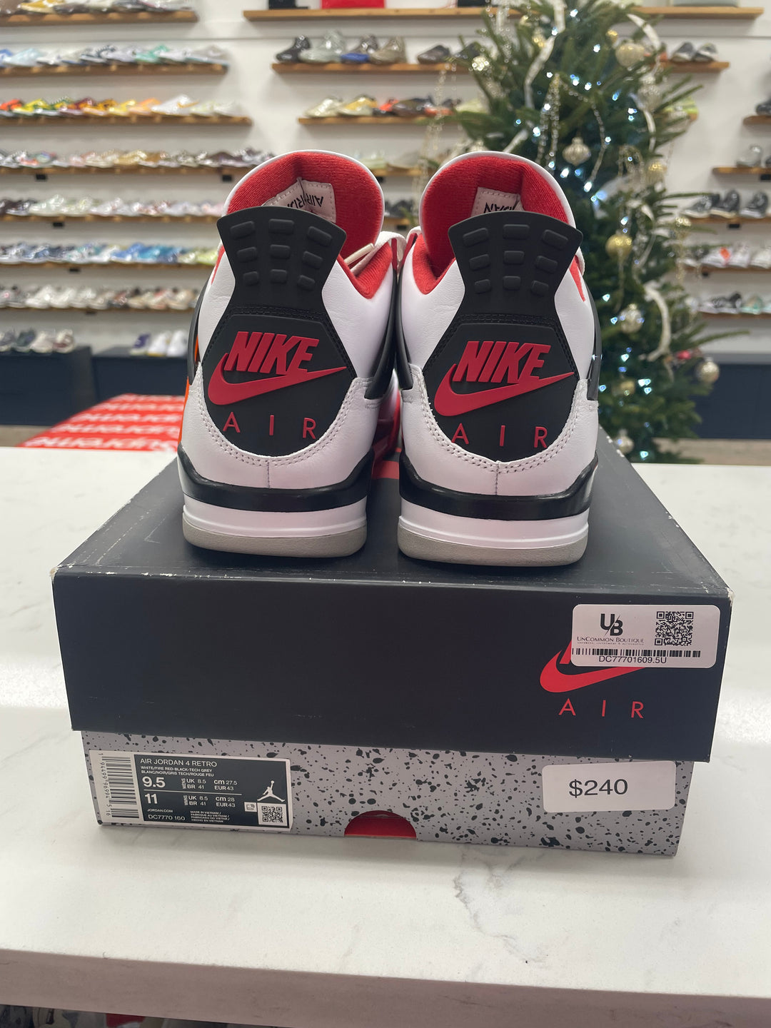 Jordan 4 Retro Fire Red (2020) - Worn