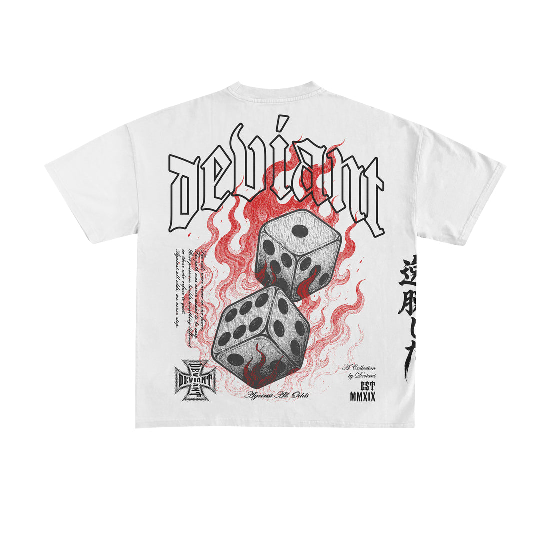 Deviant Double or Nothing Tee White