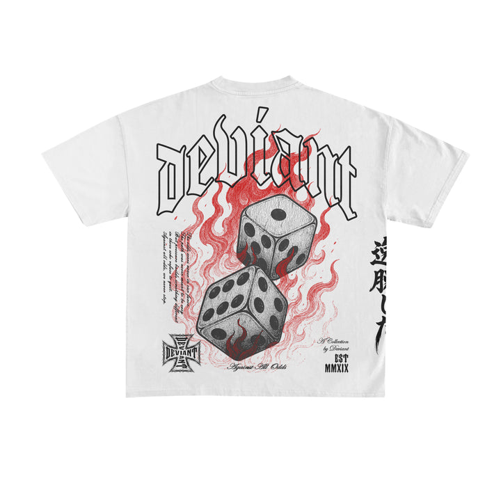 Deviant Double or Nothing Tee White
