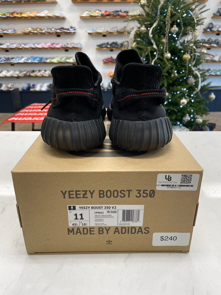 adidas Yeezy Boost 350 V2 Black Red - Worn