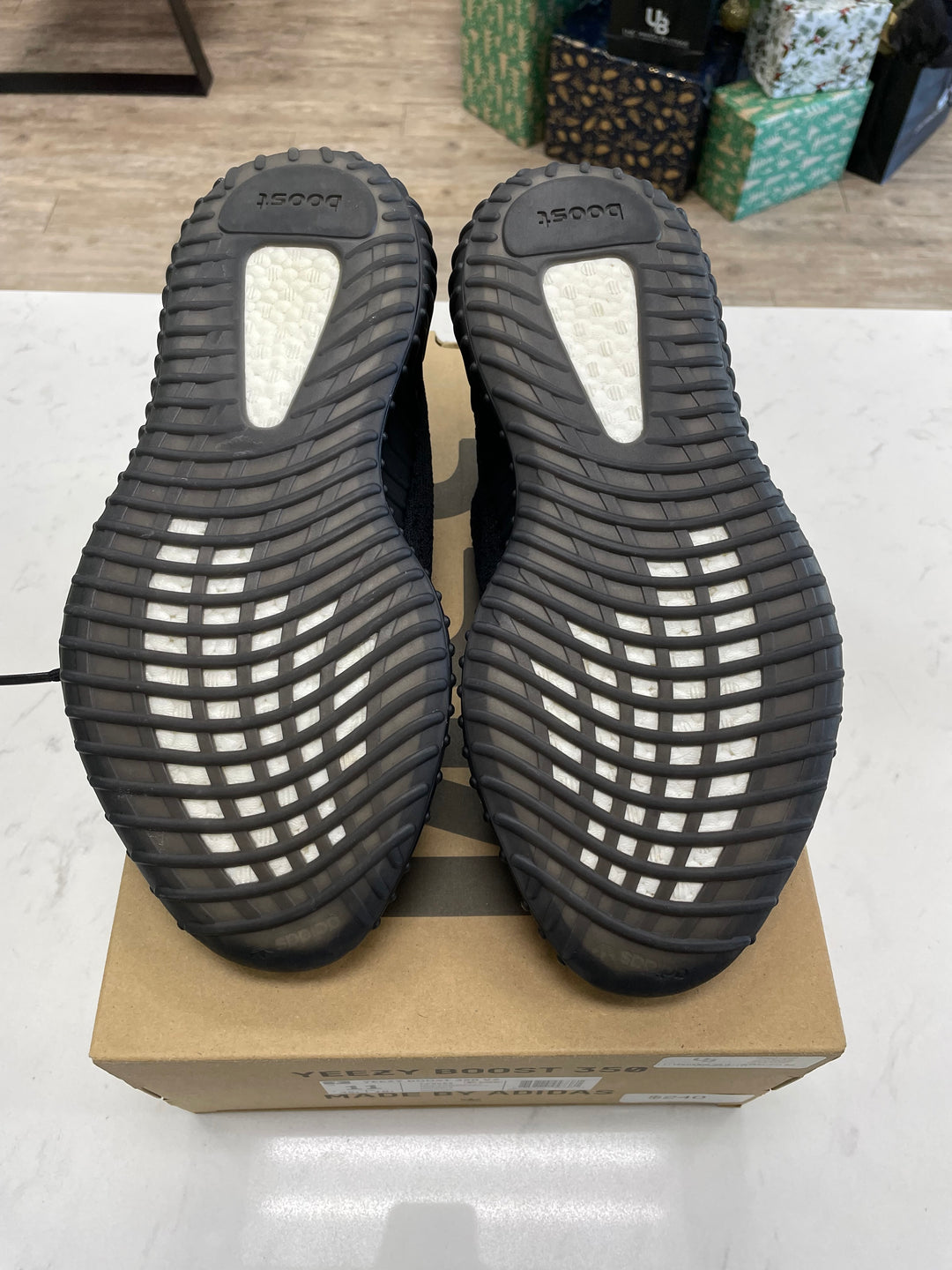 adidas Yeezy Boost 350 V2 Black Red - Worn
