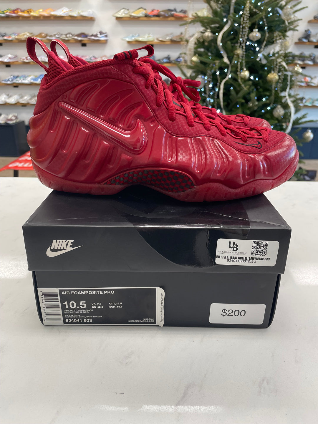 Nike Air Foamposite Pro Red October - Worn