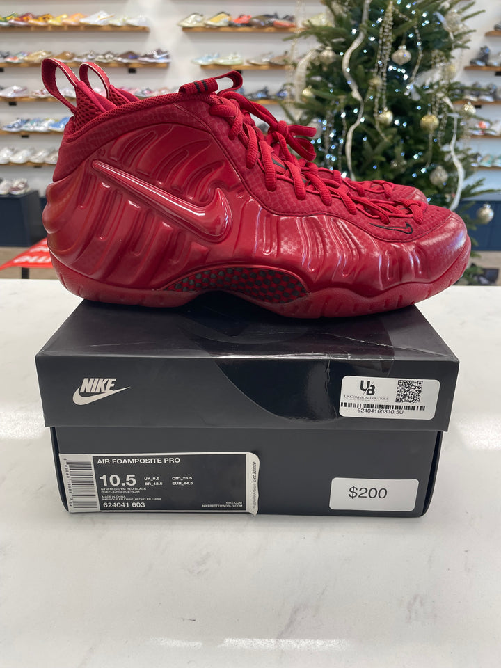 Nike Air Foamposite Pro Red October - Worn